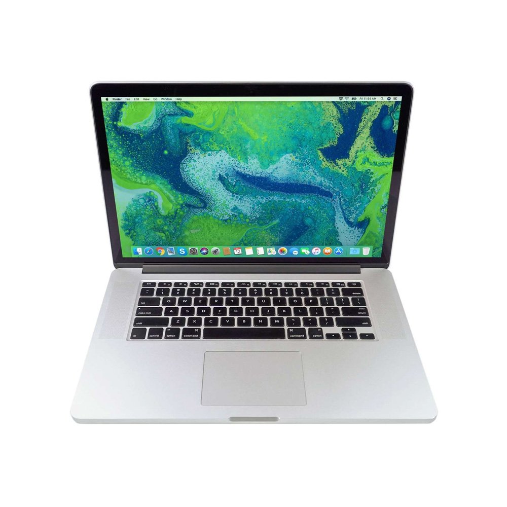 Apple MacBook Pro Laptop A1398(15-Inch, Late 2013) Intel core I7-4980HQ ,2.80GHz, 8GB RAM, 256GB SSD - Silver-1 Apple MacBook Pro Laptop A1398(15-Inch, Late 2013) Intel core I7-4980HQ ,2.80GHz, 8GB RAM, 256GB SSD - Silver - Image 1