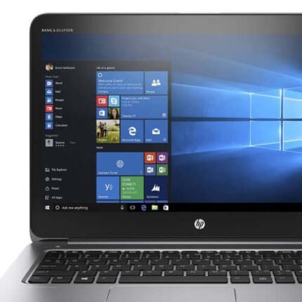 HP Elitebook Folio 1040 G3 Intel core i5 6th Gen 8GB Ram 256GB SSD Eng/AR Keyboard, Silver/Black - Image 4